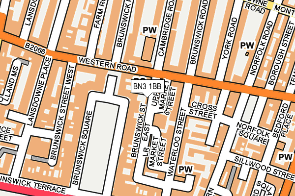 BN3 1BB map - OS OpenMap – Local (Ordnance Survey)