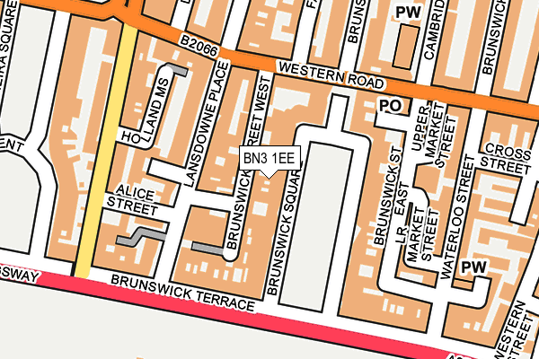 BN3 1EE map - OS OpenMap – Local (Ordnance Survey)
