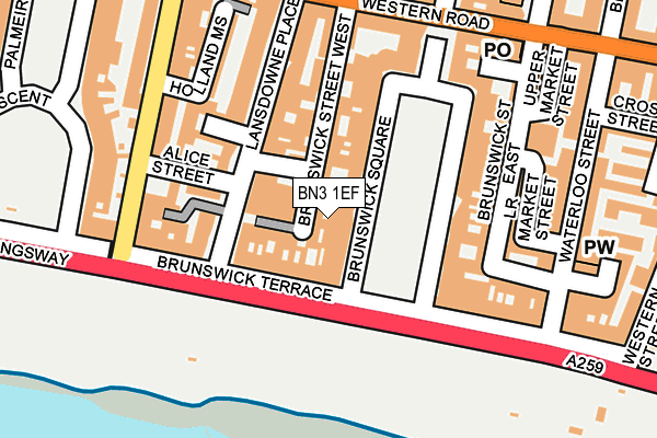 Map of SERENE BRUNSWICK LIMITED at local scale