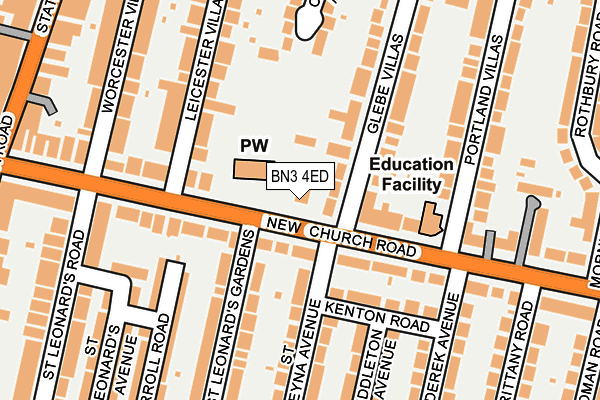 Map of CHARLES JAMES BPM LTD at local scale