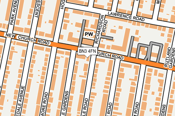 Map of ARCHIPELAGOS GYROS LTD at local scale