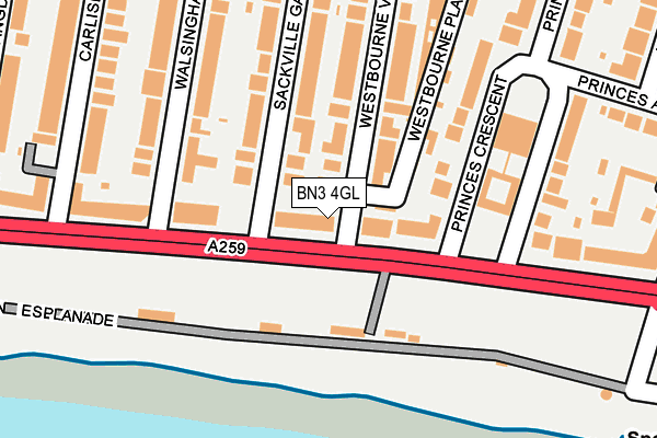 Map of 187 KINGSWAY FREEHOLD LTD at local scale