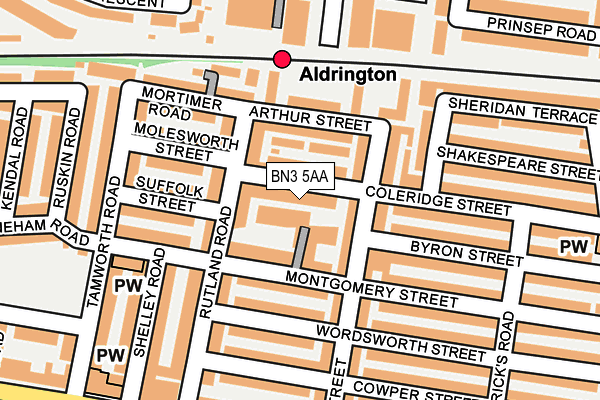 Map of KENSINGTON REFRIGERATION LIMITED at local scale