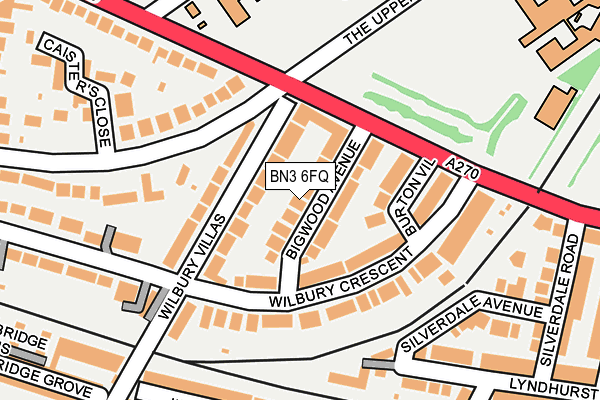 BN3 6FQ map - OS OpenMap – Local (Ordnance Survey)