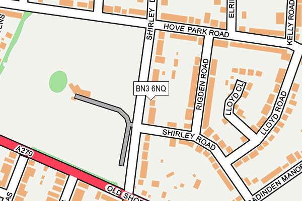BN3 6NQ map - OS OpenMap – Local (Ordnance Survey)