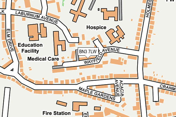 Map of MARTLETS CARE LIMITED at local scale