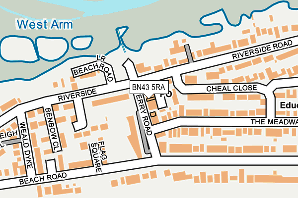 Map of ALBION FERRY LTD at local scale