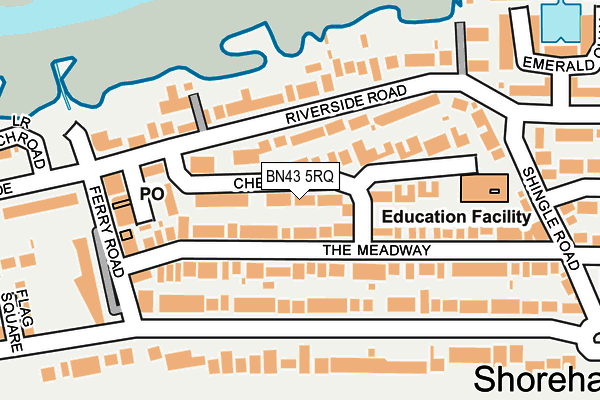 Map of THE VINTAGE CUT LTD at local scale