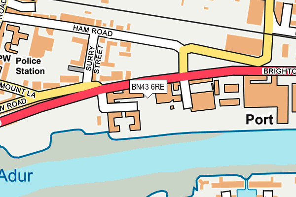 Map of HURST FUSION LTD at local scale