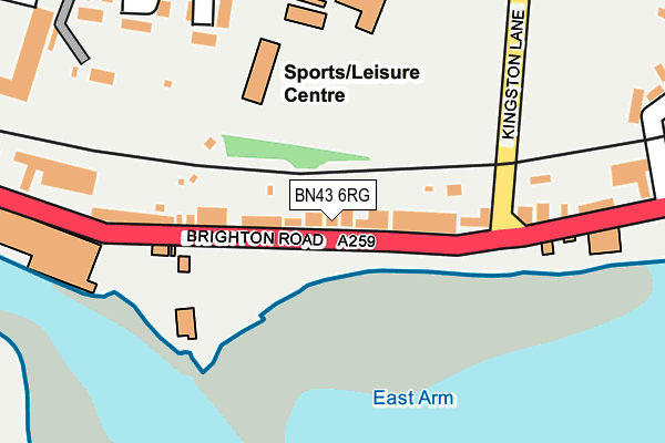 Map of 20 BRIGHTON ROAD FREEHOLDERS LIMITED at local scale