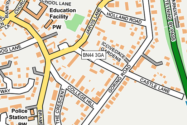 Map of CLIVEDALE RESIDENTS ASSOCIATION LIMITED at local scale