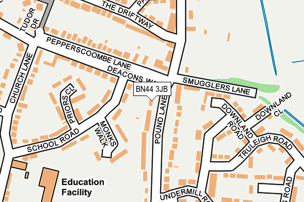 Map of SOLTS LTD at local scale