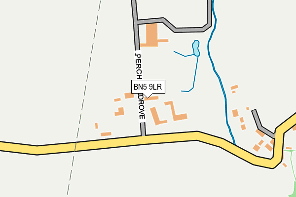 BN5 9LR map - OS OpenMap – Local (Ordnance Survey)