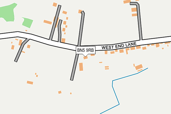 Map of WESTLANDS SERVICES LTD at local scale