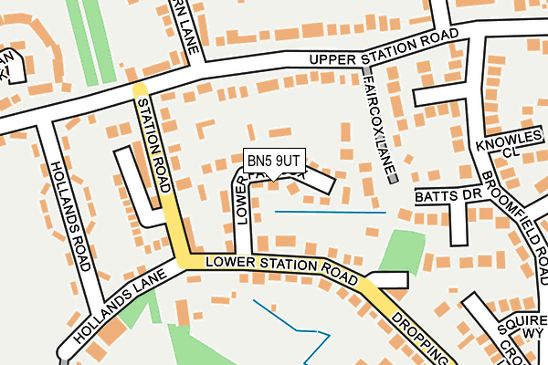 BN5 9UT map - OS OpenMap – Local (Ordnance Survey)