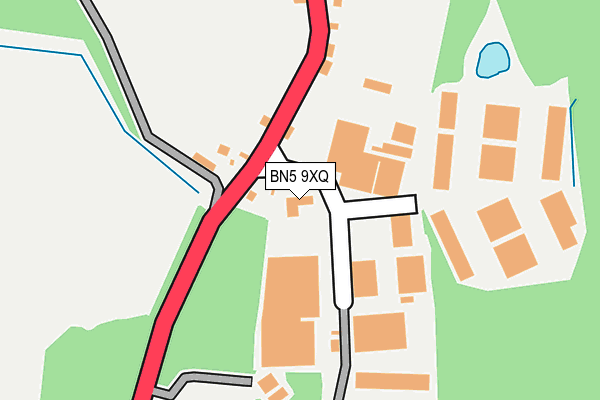 BN5 9XQ map - OS OpenMap – Local (Ordnance Survey)