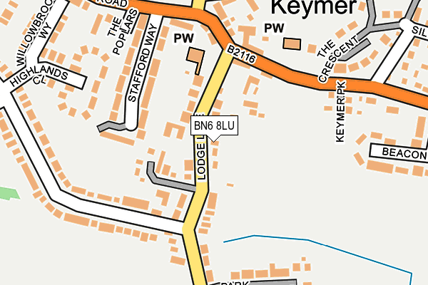 Map of SAMTAL SUSSEX LTD at local scale