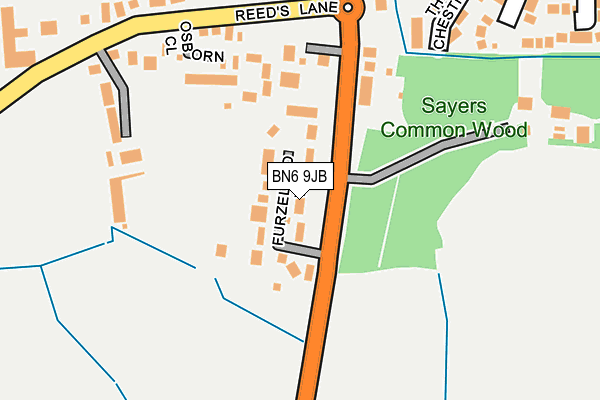 Map of SOUTH DOWNS LEGACY LTD at local scale