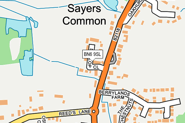 Map of ROUND THE BEND DRIVING SCHOOL SUSSEX LIMITED at local scale