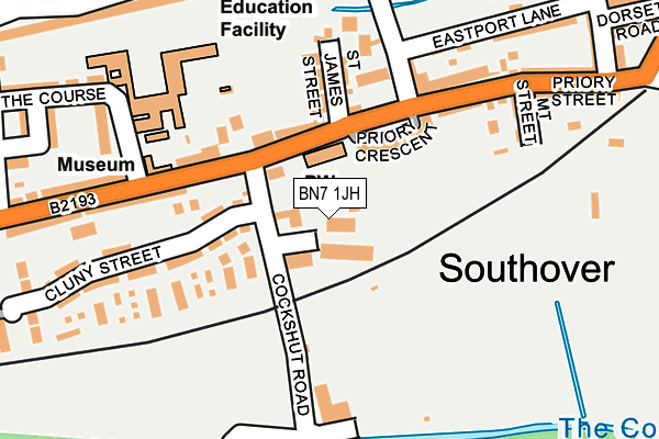 Map of SOUTHOVER COMMUNITY CARE LIMITED at local scale
