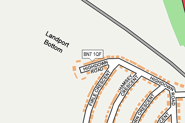Map of OLOBOB TOP LTD at local scale