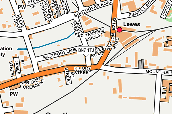 Map of TOM HOMEWOOD EDITIONS LTD at local scale