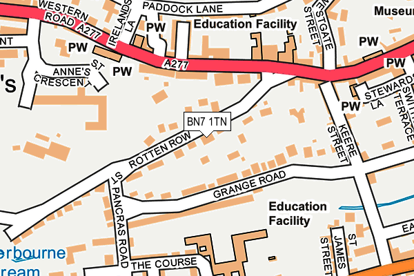 Map of PINWELL ROAD FLATS MANAGEMENT COMPANY LIMITED at local scale