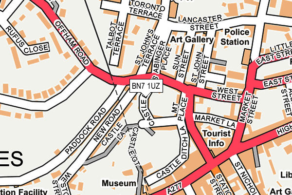 Map of ELSWICK DESIGN LIMITED at local scale