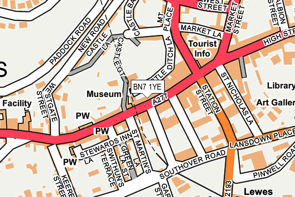 Map of SUSSEX PAST TRADING LTD. at local scale