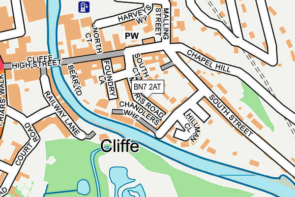 Map of LEFTSIDE PUBS LIMITED at local scale