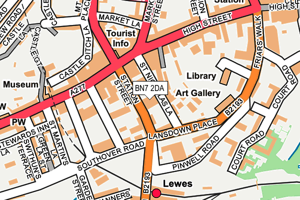 Map of THE LEWES POUND COMMUNITY INTEREST COMPANY at local scale