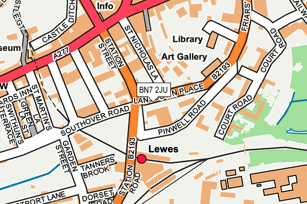 Map of ANDREWS HEALTHCARE LTD at local scale