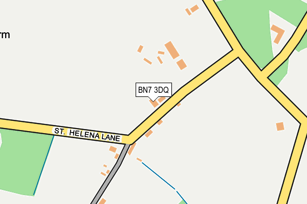 BN7 3DQ map - OS OpenMap – Local (Ordnance Survey)