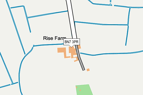 BN7 3PR map - OS OpenMap – Local (Ordnance Survey)