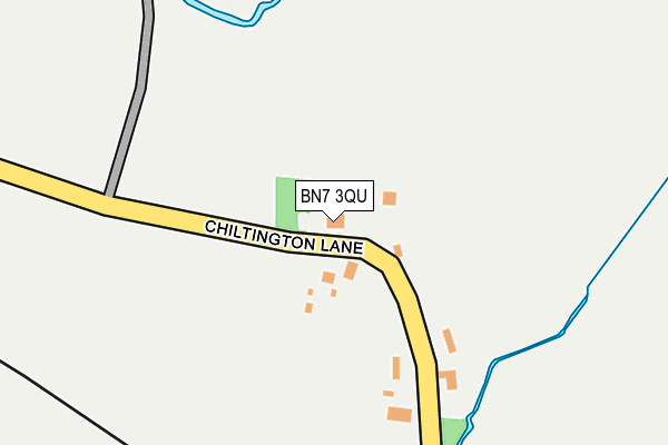 BN7 3QU map - OS OpenMap – Local (Ordnance Survey)