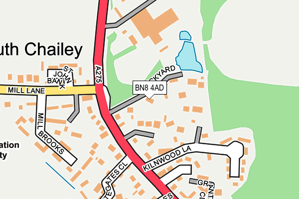 BN8 4AD map - OS OpenMap – Local (Ordnance Survey)