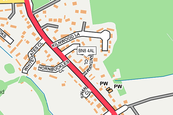 BN8 4AL map - OS OpenMap – Local (Ordnance Survey)