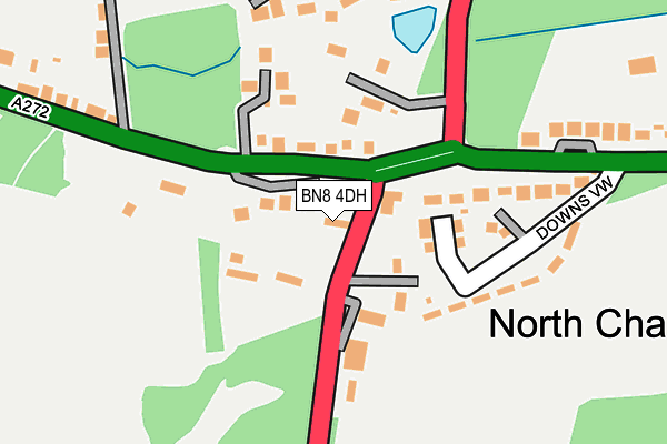 BN8 4DH map - OS OpenMap – Local (Ordnance Survey)
