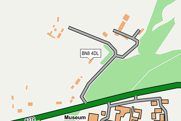 BN8 4DL map - OS OpenMap – Local (Ordnance Survey)