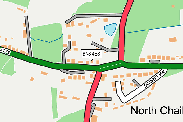 BN8 4ES map - OS OpenMap – Local (Ordnance Survey)