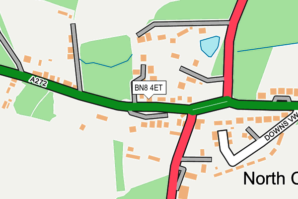 BN8 4ET map - OS OpenMap – Local (Ordnance Survey)