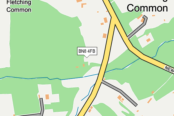 BN8 4FB map - OS OpenMap – Local (Ordnance Survey)