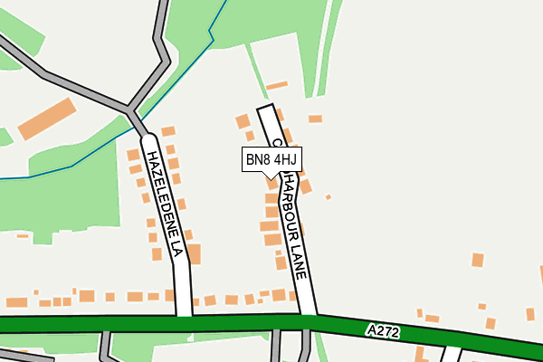 BN8 4HJ map - OS OpenMap – Local (Ordnance Survey)