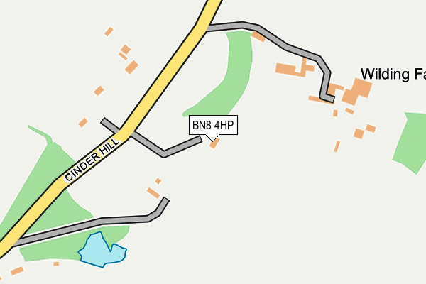 BN8 4HP map - OS OpenMap – Local (Ordnance Survey)