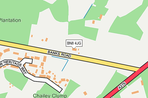 BN8 4JG map - OS OpenMap – Local (Ordnance Survey)