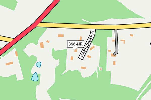 BN8 4JR map - OS OpenMap – Local (Ordnance Survey)