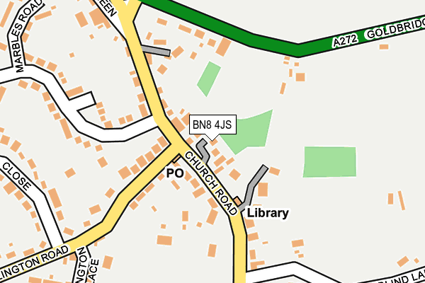 BN8 4JS map - OS OpenMap – Local (Ordnance Survey)