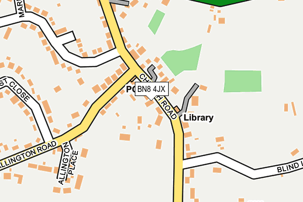BN8 4JX map - OS OpenMap – Local (Ordnance Survey)