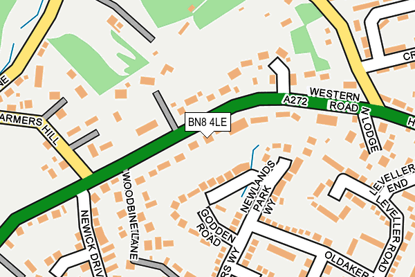 BN8 4LE map - OS OpenMap – Local (Ordnance Survey)