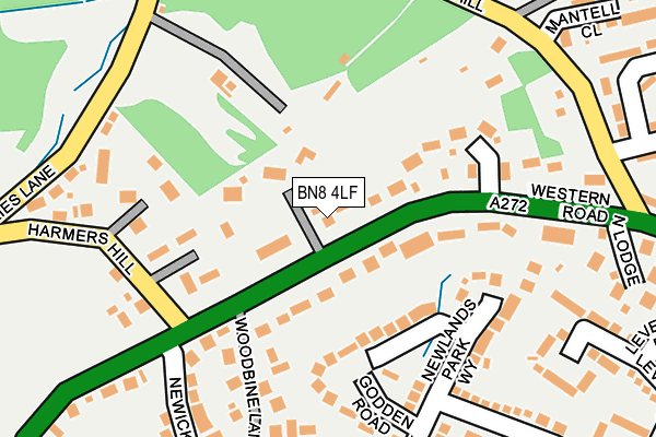 BN8 4LF map - OS OpenMap – Local (Ordnance Survey)